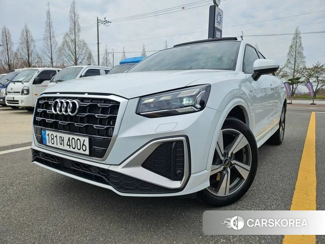 Audi Q2 2023 Белый из Кореи