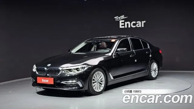 BMW 5 Series (G30) 2018 Черный из Кореи