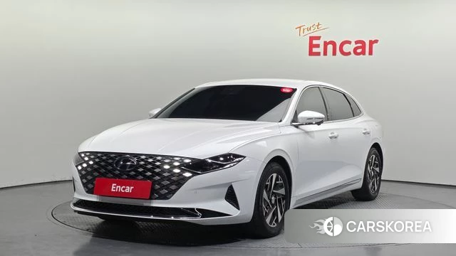 Hyundai The New Grandeur IG Hybrid 2021 Белый из Кореи