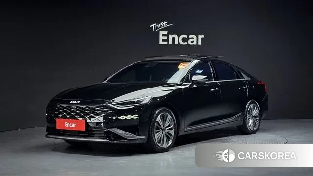 Kia K8 Hybrid 2024 Черный из Кореи