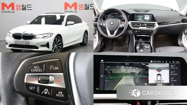 BMW 3 Series (G20) 2019 Белый из Кореи