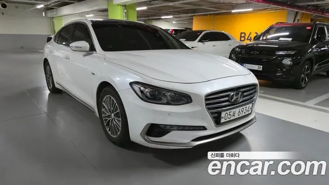 Hyundai Grandeur IG Hybrid 2019 Белый из Кореи