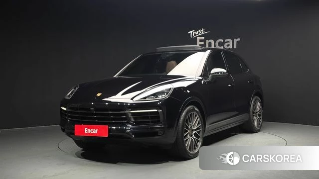 Porsche Cayenne (PO536) 2021 Черный из Кореи