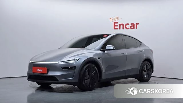 Tesla Model Y 2025 Серебристо-серый из Кореи