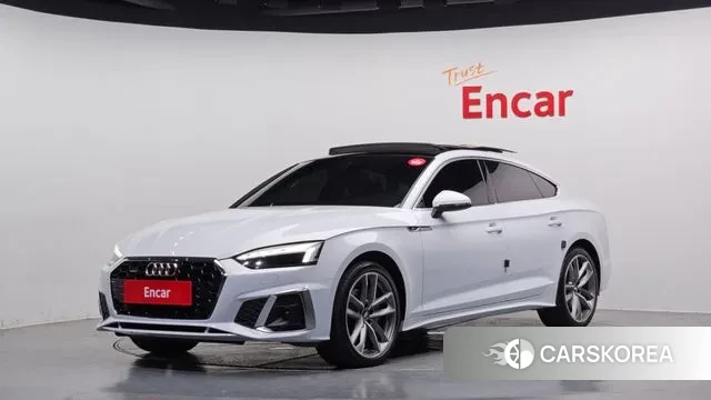 Audi A5 (F5) 2020 Белый из Кореи