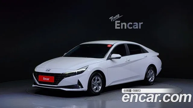 Hyundai Avante (CN7) 2020 Белый из Кореи