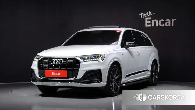 Audi Q7 (4M) 2021 Белый из Кореи