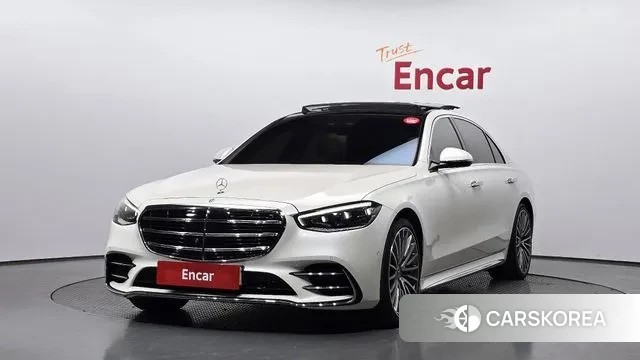 Mercedes-Benz S-Class W223 2023 Белый из Кореи