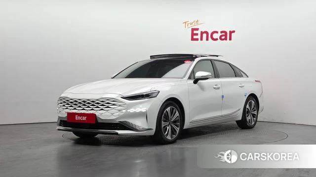 Kia K8 Hybrid 2023 Белый из Кореи