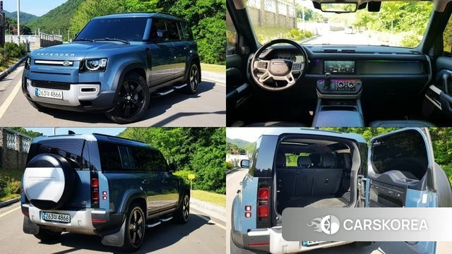 Land Rover Defender (L663) 2021 Небесно-голубой из Кореи