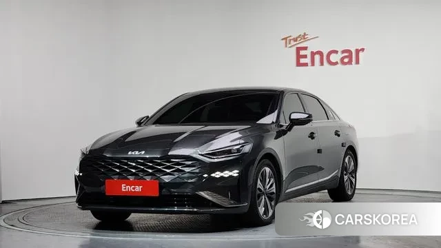 Kia K8 Hybrid 2022 Серый из Кореи