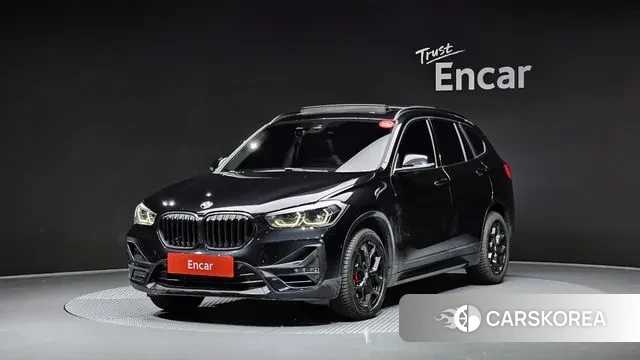 BMW X1 (F48) 2021 Черный из Кореи