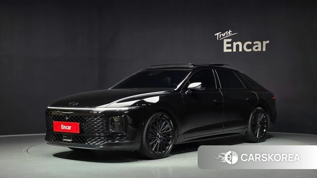 Hyundai Grandeur Hybrid (GN7) 2023 Черный из Кореи