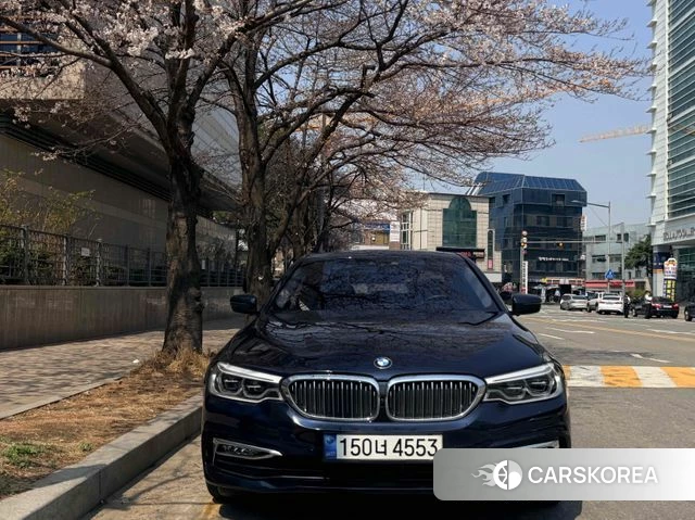 BMW 5 Series (G30) 2018 Синий из Кореи