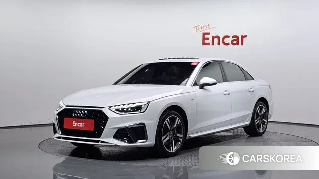 Audi A4 (B9) 2021 Белый из Кореи