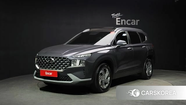 Hyundai The New Santa Fe 2022 Серый из Кореи