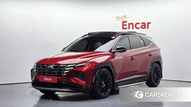 Hyundai Tucson (NX4) 2021 Красный из Кореи