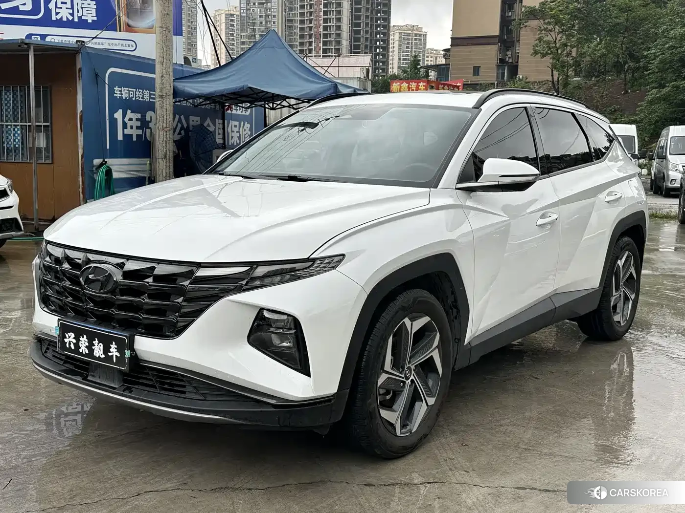 Hyundai Tucson 2022 Белый из Китая