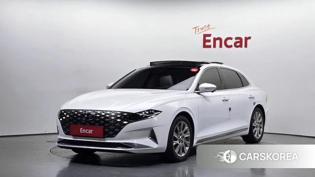 Hyundai The New Grandeur IG Hybrid 2021 Белый из Кореи