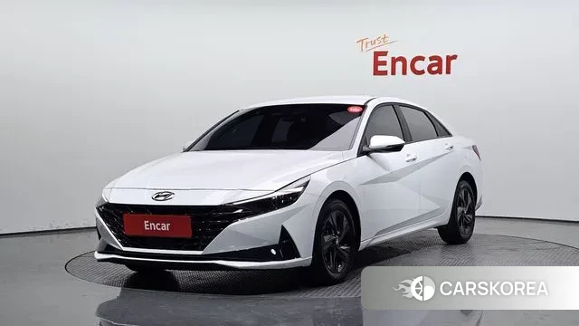 Hyundai Avante (CN7) 2022 Белый из Кореи