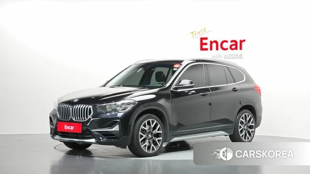 BMW X1 (F48) 2022 Черный из Кореи