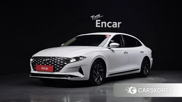 Hyundai The New Grandeur IG Hybrid 2021 Белый из Кореи