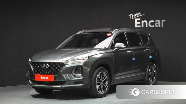 Hyundai Santa Fe TM 2018 Серый из Кореи