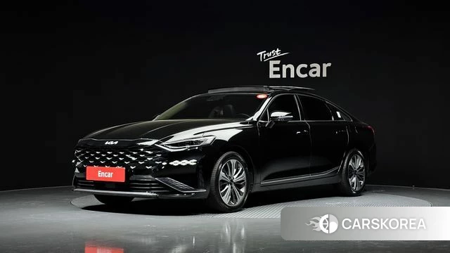 Kia K8 Hybrid 2021 Черный из Кореи