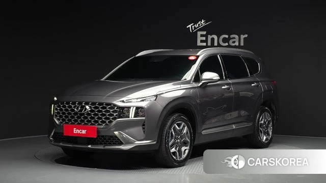 Hyundai The New Santa Fe 2023 Серый из Кореи