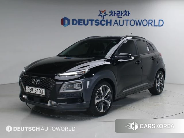 Hyundai Kona 2018 Черный из Кореи