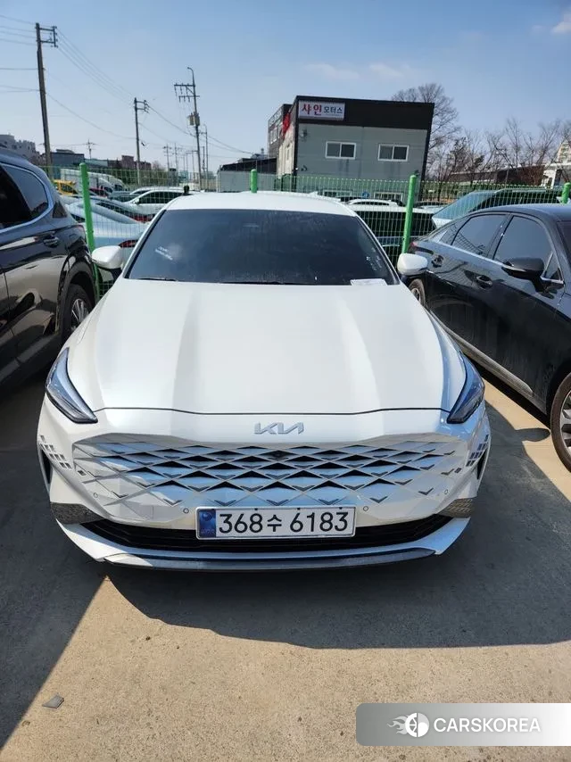 Kia K8 Hybrid 2022 Белый из Кореи
