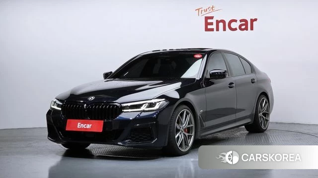 BMW 5 Series (G30) 2023 Синий из Кореи