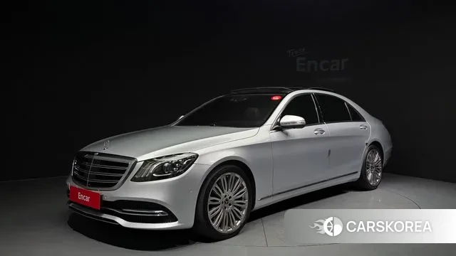 Mercedes-Benz S-Class W222 2019 Серебристо-серый из Кореи
