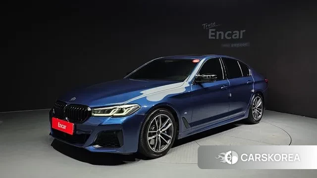 BMW 5 Series (G30) 2021 Синий из Кореи