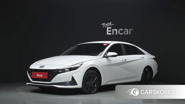 Hyundai Avante (CN7) 2020 Белый из Кореи