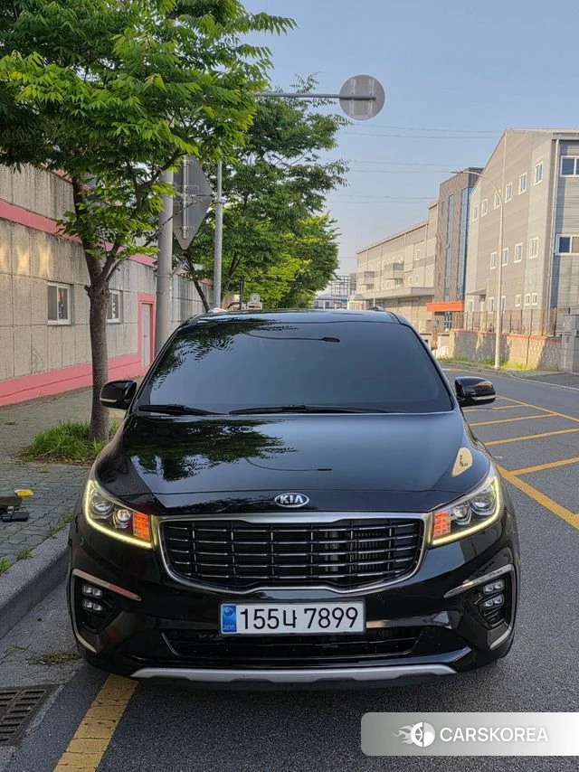 Kia The New Carnival 2019 Черный из Кореи