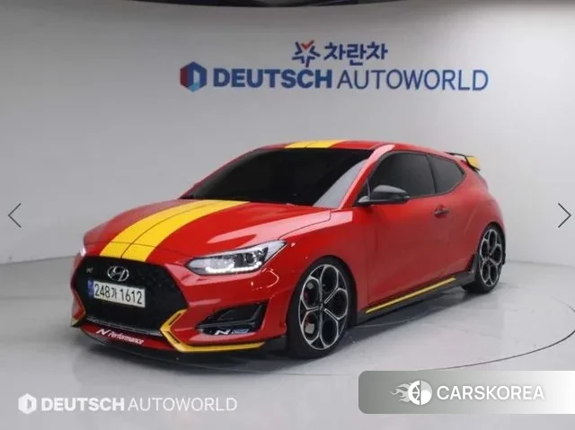 Hyundai Veloster (JS) 2021 Красный из Кореи