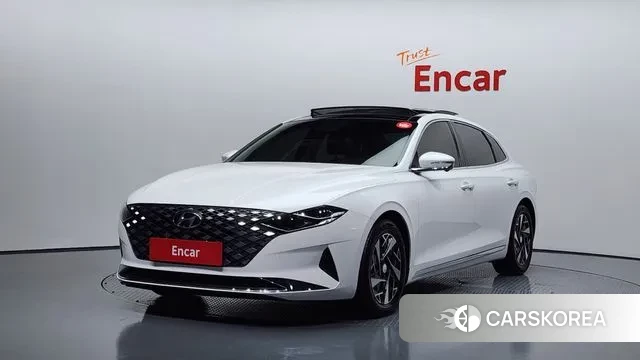 Hyundai The New Grandeur IG Hybrid 2021 Белый из Кореи