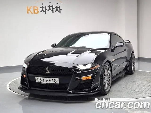 Ford Mustang 2018 Черный из Кореи