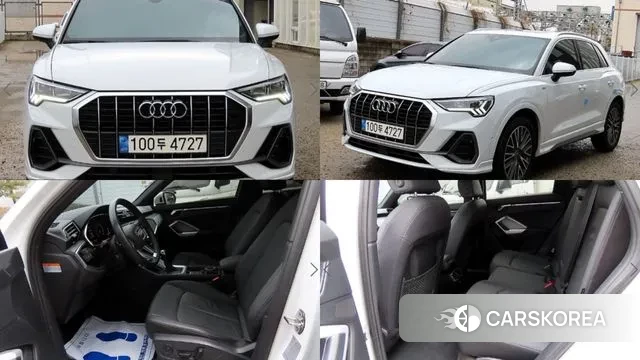 Audi Q3 (F3) 2023 Белый из Кореи