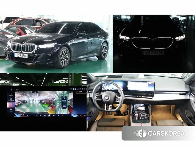 BMW 5 Series (G60) 2023 Черный из Кореи