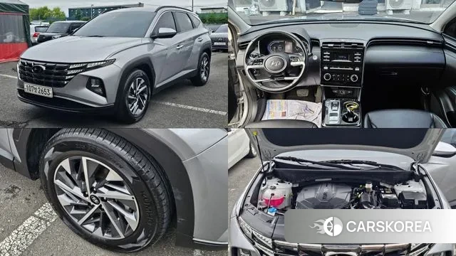 Hyundai Tucson (NX4) 2021 Серебристо-серый из Кореи