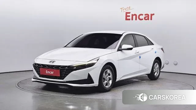 Hyundai Avante (CN7) 2021 Белый из Кореи