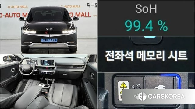Hyundai Ionic 5 2021 Черный из Кореи