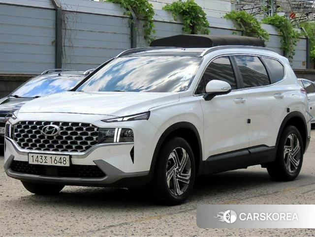 Hyundai The New Santa Fe 2021 Белый из Кореи