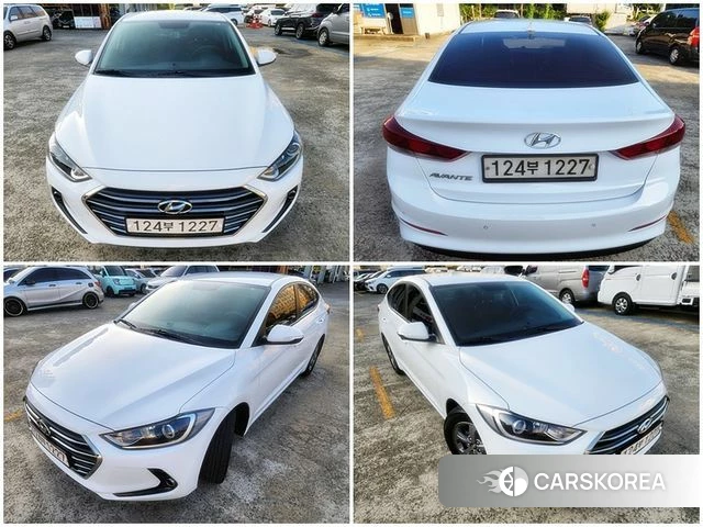 Hyundai Avante AD 2018 Белый из Кореи
