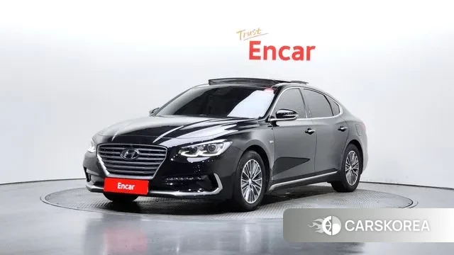 Hyundai Grandeur IG Hybrid 2018 Черный из Кореи