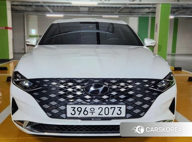 Hyundai The New Grandeur IG Hybrid 2020 Белый из Кореи