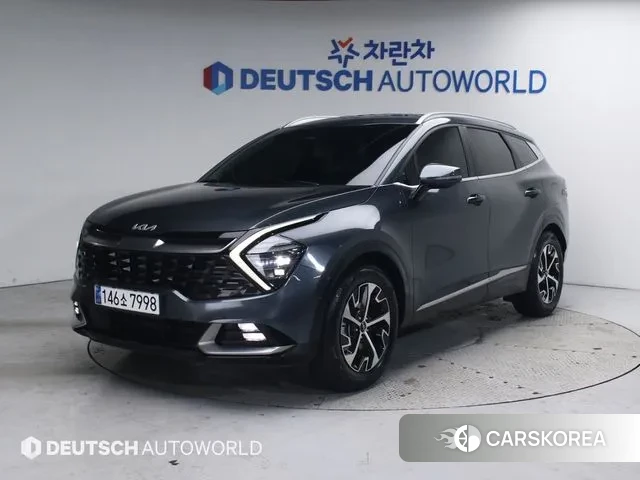 Kia Sportage 5th Generation Hybrid 2021 Серый из Кореи