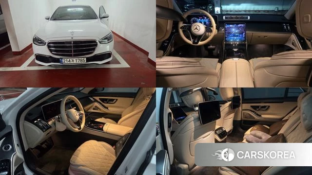 Mercedes-Benz S-Class W223 2023 Белый из Кореи